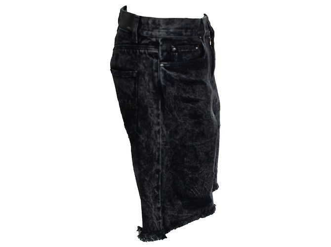 Amiri, Trasher-Jeansshorts in Schwarz - Ansicht 3