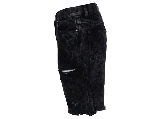 Amiri, Trasher-Jeansshorts in Schwarz - Ansicht 4