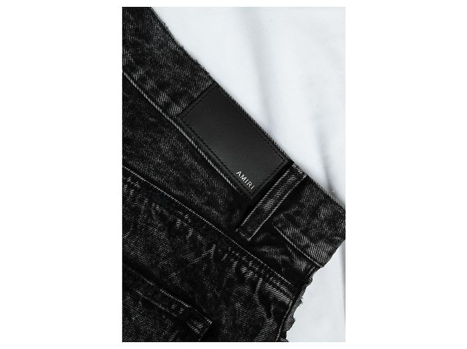Amiri, Trasher-Jeansshorts in Schwarz - Ansicht 5