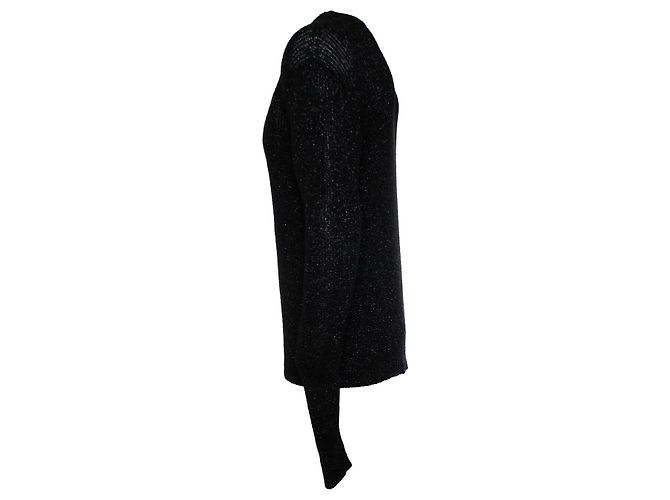 Saint Laurent, suéter negro de lurex 2019 - vista 4