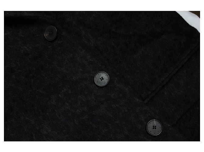 Givenchy, Grey wool melange single breasted coat - view 5