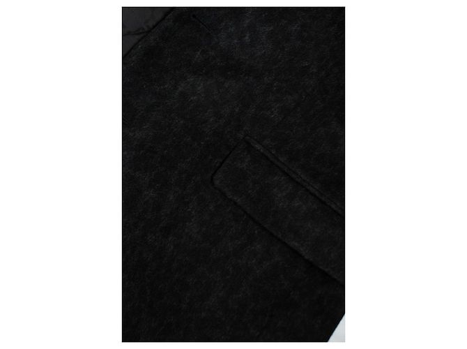 Givenchy, Grey wool melange single breasted coat - view 8