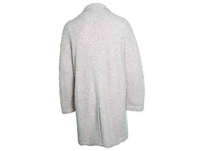 Autre Marque Kestin, Edinburgh overcoat in oatmeal wool fleece - view 2