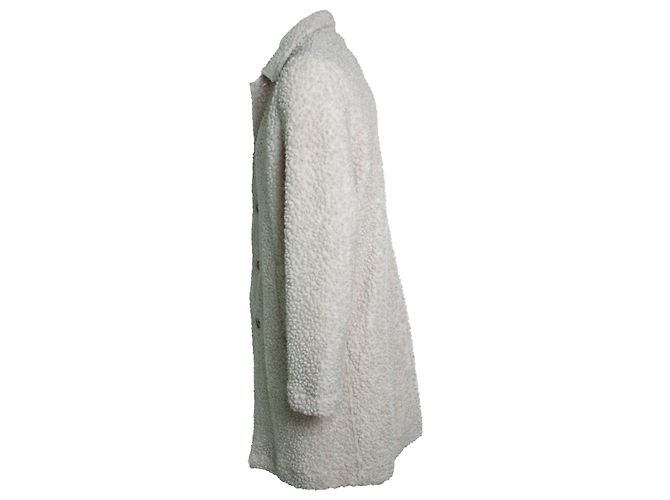 Autre Marque Kestin, Edinburgh overcoat in oatmeal wool fleece - view 4