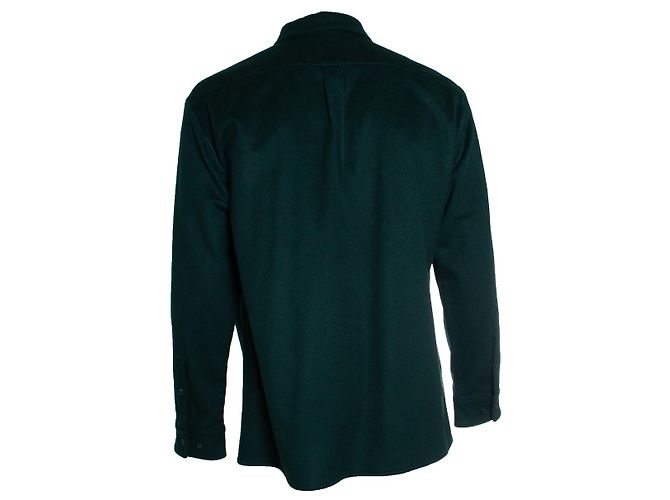 Gabriela Hearst, camicia in lana e cashmere Nicolas Verde - vista 2