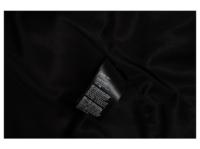 Amiri, abrigo largo de bucle en negro - vista 6
