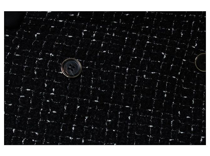 Amiri, abrigo largo de bucle en negro - vista 7