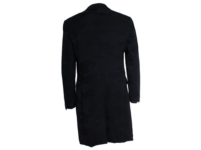 Neil Barrett, schwarzer Camouflage Slim-Fit Blazer - Ansicht 2