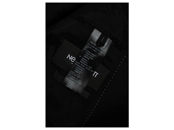 Neil Barrett, schwarzer Camouflage Slim-Fit Blazer - Ansicht 8