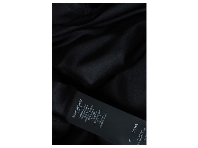 Saint Laurent, Jacquard-Wickelblazer 2020 Schwarz - Ansicht 7