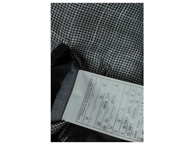 O'Conner Blazer im Hahnentrittmuster von Tom Ford Schwarz Weiß - Ansicht 9
