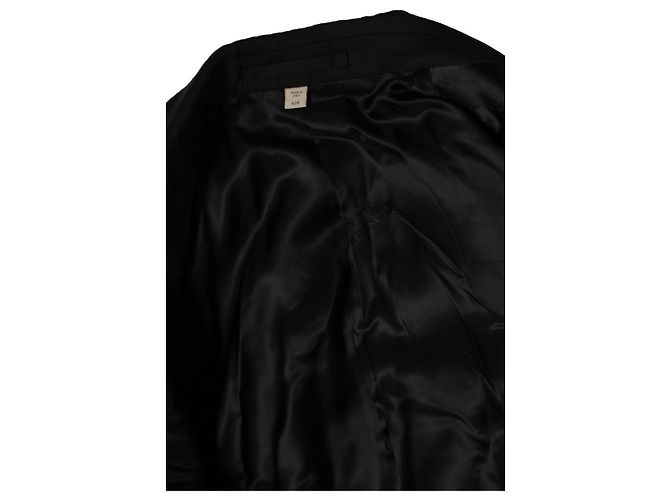 Burberry, Einreiher aus Seide und Wolle Schwarz - Ansicht 5