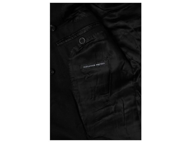 Alexander McQueen, Schwarze Doppelreiher-Blazer - Ansicht 7