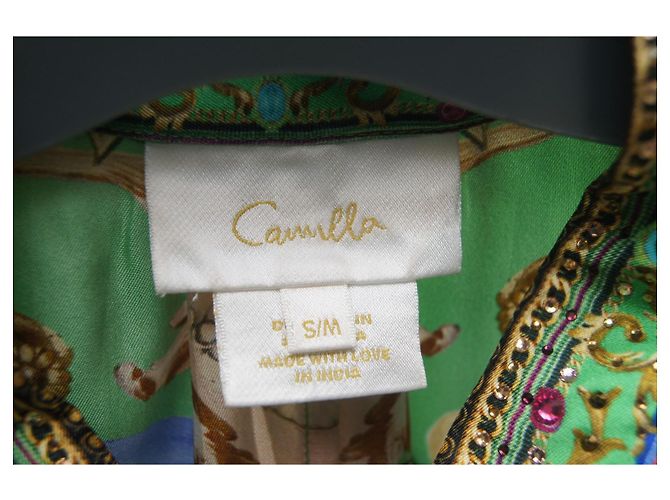 Vestido Camilla Sublime de seda estampado selva Multicolor - vista 10