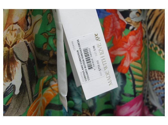 Vestido Camilla Sublime de seda estampado selva Multicolor - vista 12