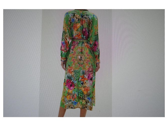 Vestido Camilla Sublime de seda estampado selva Multicolor - vista 5