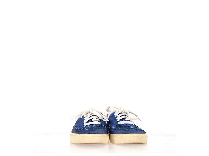 Sneakers basse Saint Laurent in glitter blu - vista 12