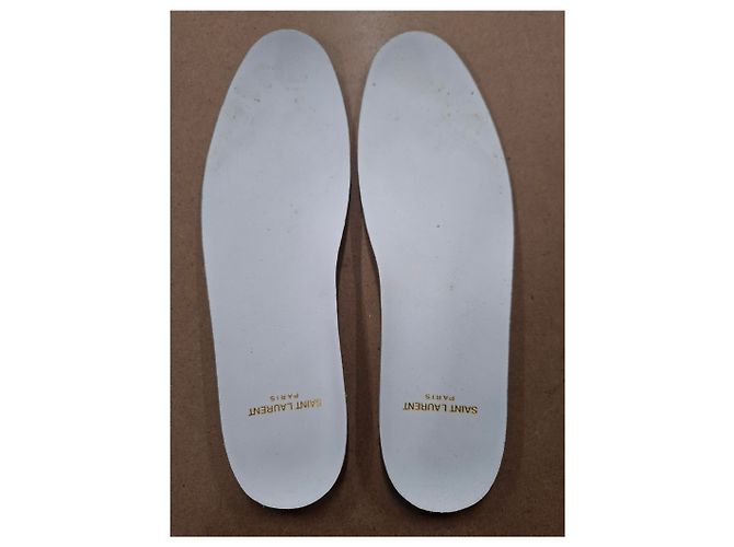 Sneakers basse Saint Laurent in glitter blu - vista 18