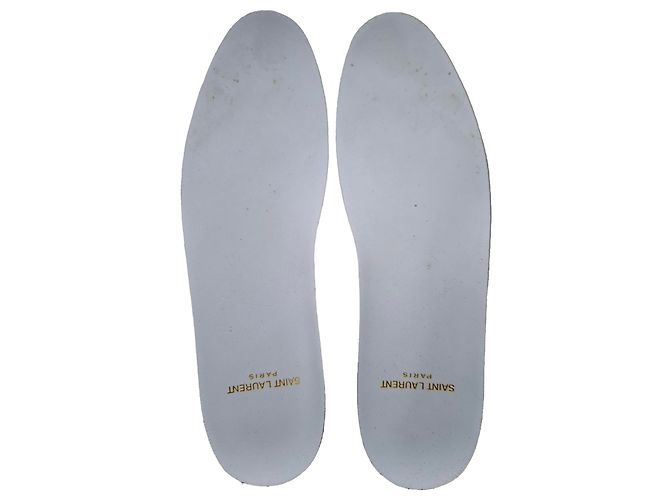 Sneakers basse Saint Laurent in glitter blu - vista 8