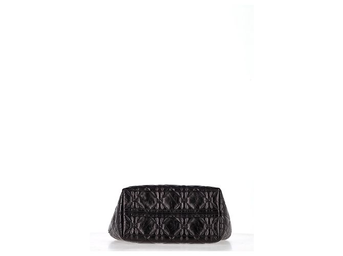 Sac à main Dior Small Toujours Macrocannage en cuir noir - vue 14