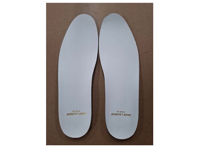 Saint Laurent bedruckte Low-Top-Sneaker aus schwarzem Leder - Ansicht 20