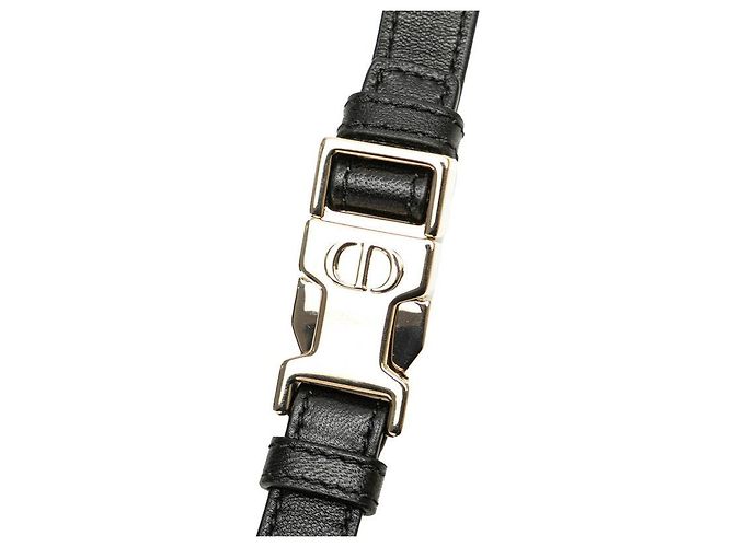 Christian Dior Borsa 2 in 1 Dior Vibe Cannage in pelle Nero - vista 5