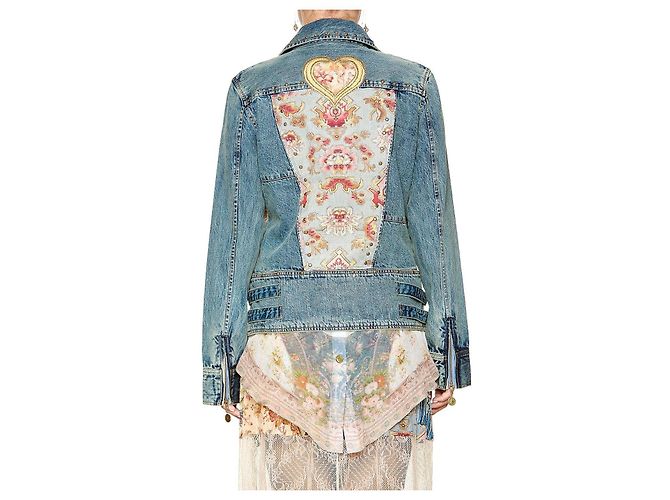 Giacca in denim patchwork Camilla Jeanne Queen - vista 2