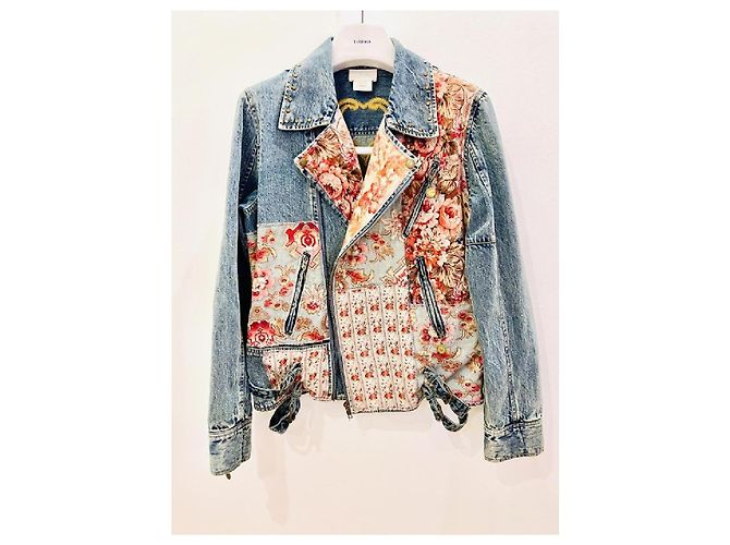 Giacca in denim patchwork Camilla Jeanne Queen - vista 6