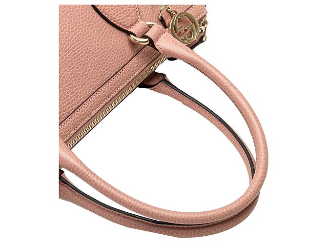 Borsa GG Charm in pelle di vitello rosa Gucci - vista 11