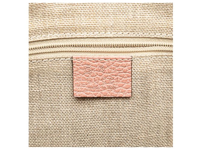Borsa GG Charm in pelle di vitello rosa Gucci - vista 5