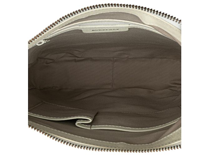 Borsa a tracolla Burberry Beige Nova Check Canvas - vista 4