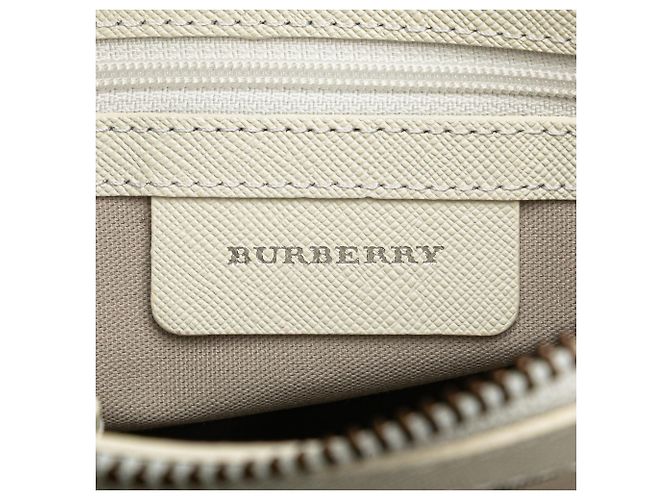 Borsa a tracolla Burberry Beige Nova Check Canvas - vista 5