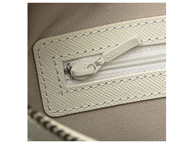Borsa a tracolla Burberry Beige Nova Check Canvas - vista 7