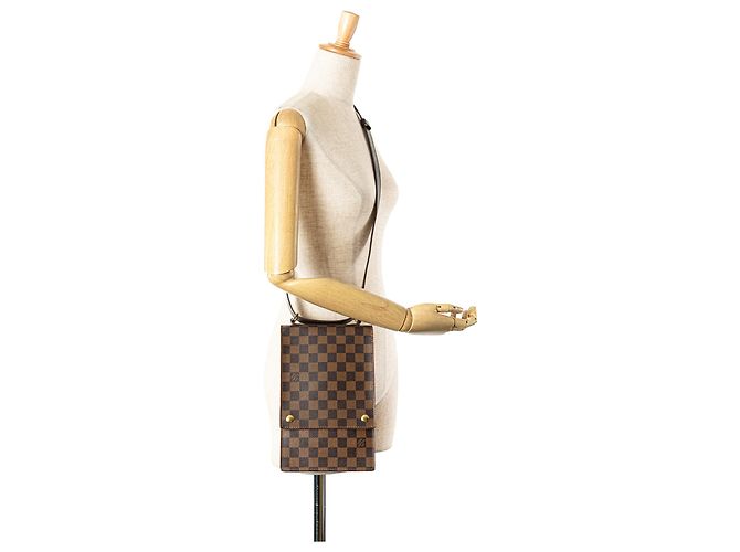 Louis Vuitton Marrone Damier Ebene Portobello - vista 10