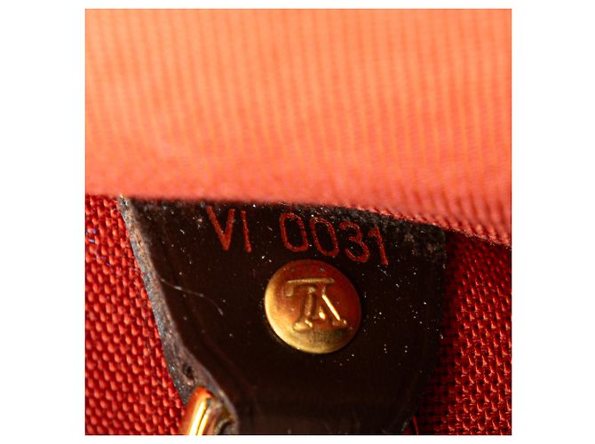 Louis Vuitton Marrone Damier Ebene Portobello - vista 6