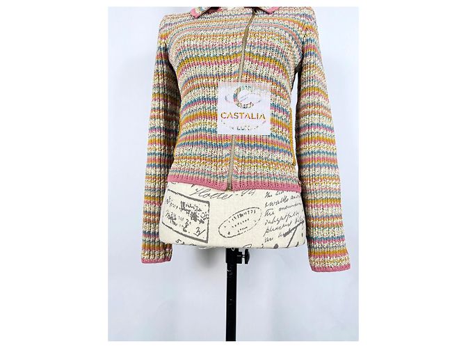 Chanel Nuova Parigi / Giacca Sogno Tropicale Cuba 36 FR Multicolore - vista 13