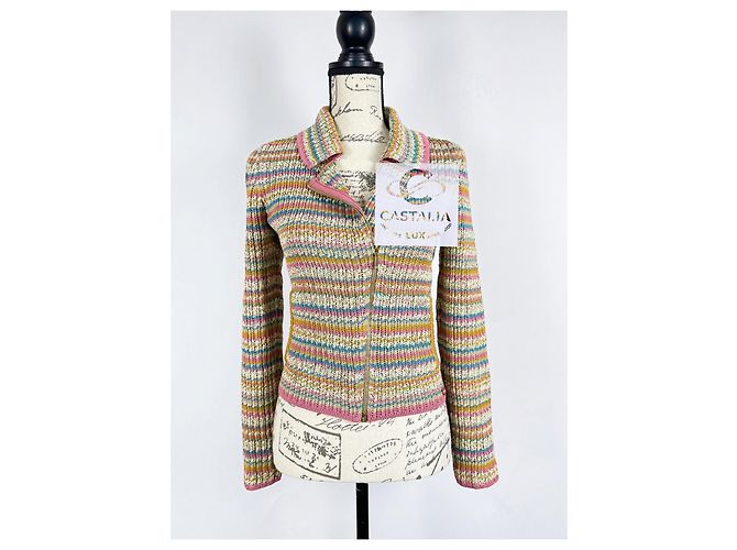 Chanel Nuova Parigi / Giacca Sogno Tropicale Cuba 36 FR Multicolore - vista 4