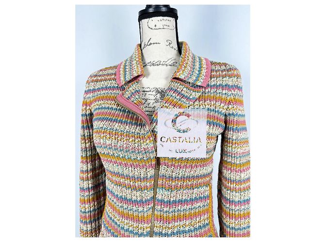 Chanel Nuova Parigi / Giacca Sogno Tropicale Cuba 36 FR Multicolore - vista 7