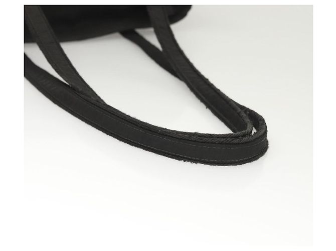 Borsa a spalla PRADA in nylon nero argento autentica bs26020 - vista 7