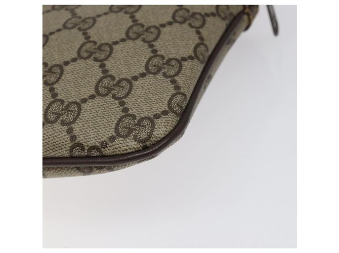 Bolsa de ombro GUCCI GG Supreme Web Sherry Line PVC Bege 904 02 047 Auth ep9173 Dourado - vista 16
