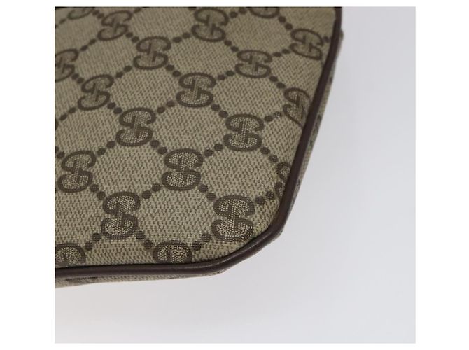 Bolsa de ombro GUCCI GG Supreme Web Sherry Line PVC Bege 904 02 047 Auth ep9173 Dourado - vista 17