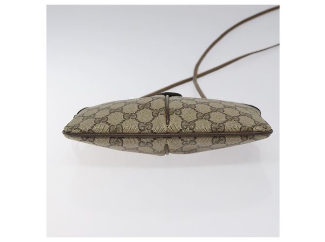 Bolsa de ombro GUCCI GG Supreme Web Sherry Line PVC Bege 904 02 047 Auth ep9173 Dourado - vista 5