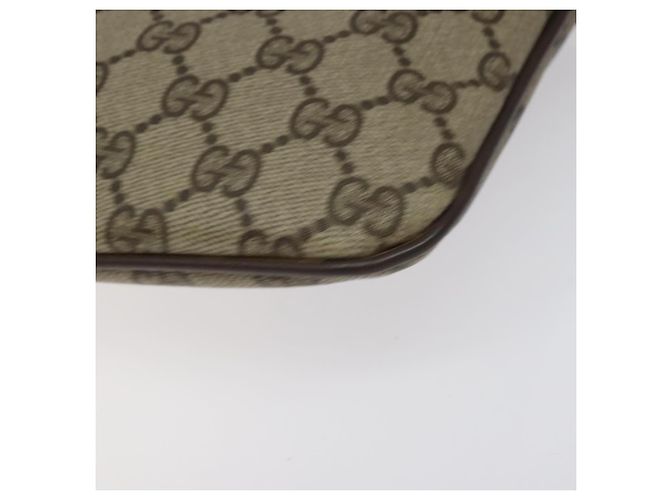 Bolsa de ombro GUCCI GG Supreme Web Sherry Line PVC Bege 904 02 047 Auth ep9173 Dourado - vista 8