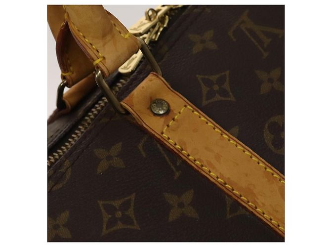 LOUIS VUITTON Monogram Keepall 55 Borsa Boston M41424 LV Auth 123412 Monogramma - vista 10