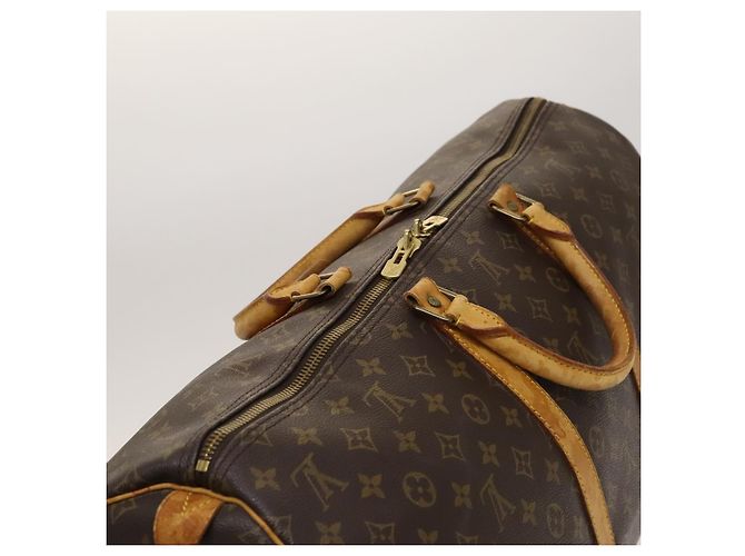 LOUIS VUITTON Monogram Keepall 55 Borsa Boston M41424 LV Auth 123412 Monogramma - vista 6