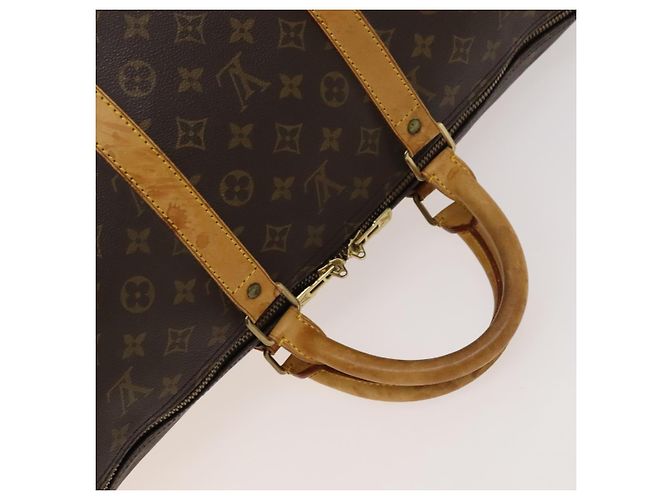 LOUIS VUITTON Monogram Keepall 55 Borsa Boston M41424 LV Auth 123412 Monogramma - vista 7