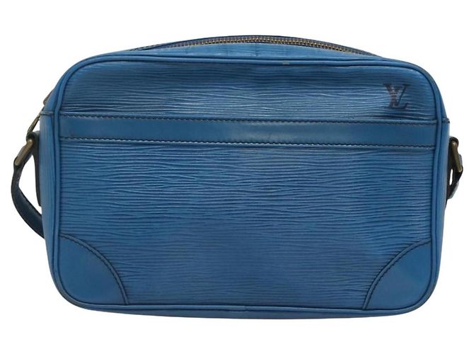LOUIS VUITTON Epi Trocadero 23 Borsa a Spalla Blu M52305 LV Auth BA2273 - vista 13