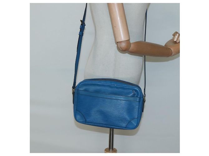 LOUIS VUITTON Epi Trocadero 23 Borsa a Spalla Blu M52305 LV Auth BA2273 - vista 22