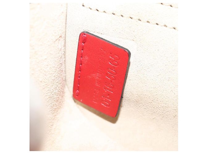 Chloé Borsa a spalla in pelle Chloe Chain Georgia Rossa Oro Auth am8513 Rosso D'oro - vista 12