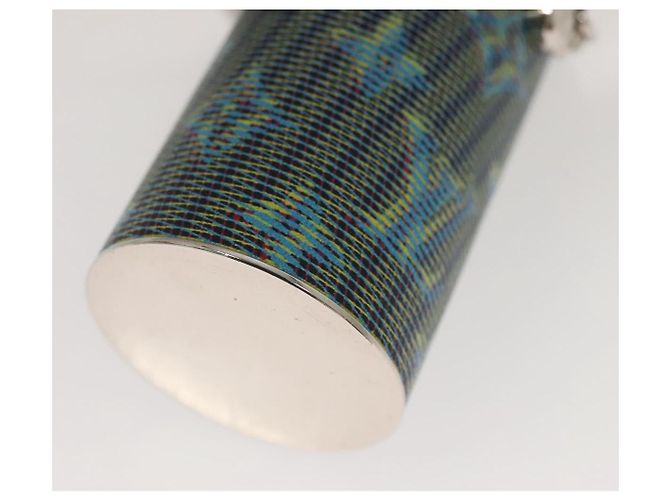 LOUIS VUITTON Monogramma LV Pop Chain Astuccio per Rossetto Blu MP2536 LV Auth 125431 - vista 14